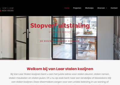 Huisstijl en Website van Laar Stalen Kozijnen